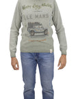 W4-BRISTOL Maglia Girocollo Print4 Militare Man