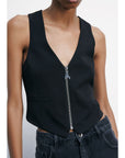 W5-2C1652 Gilet Nero