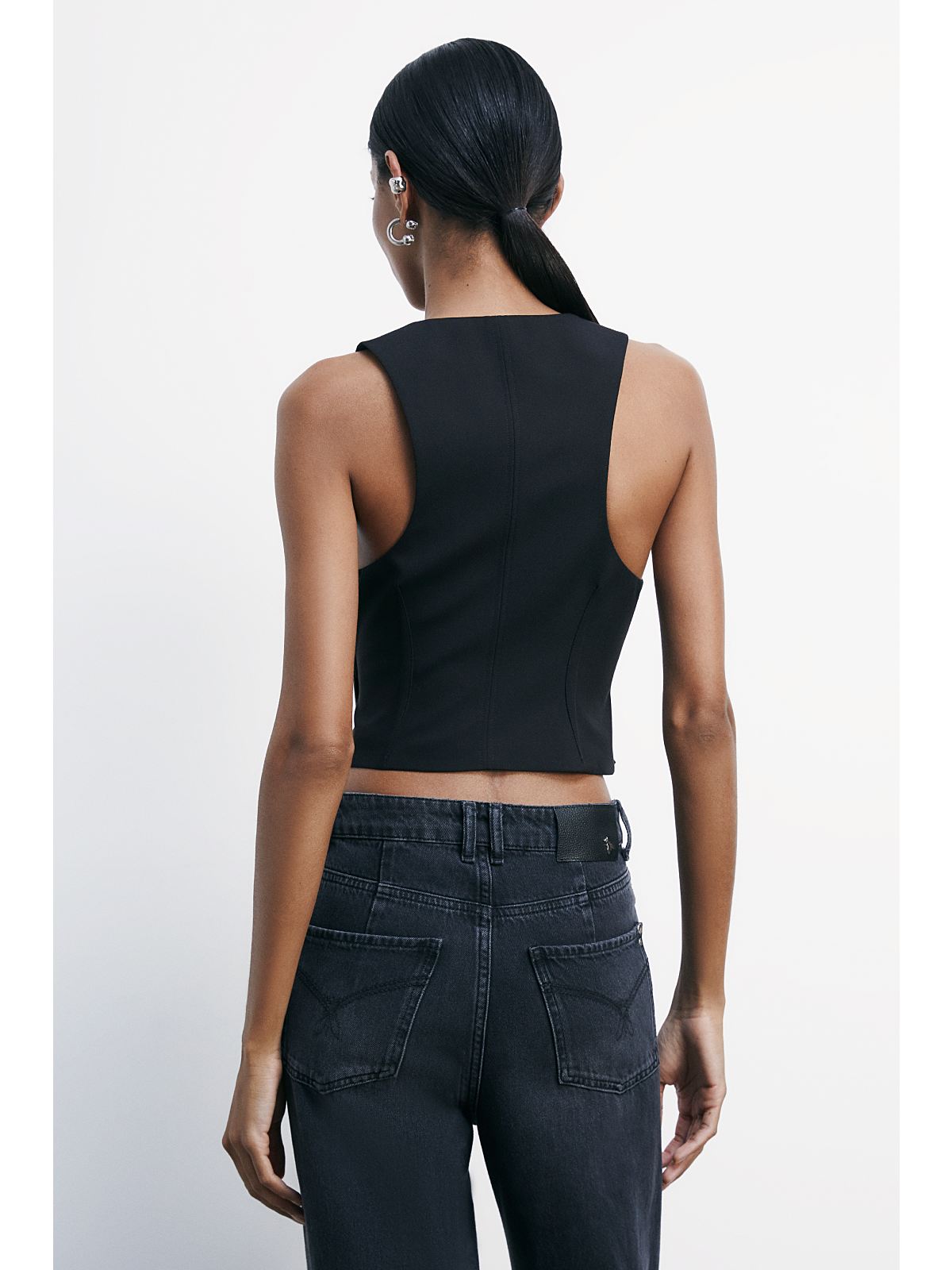 W5-2C1652 Gilet Nero