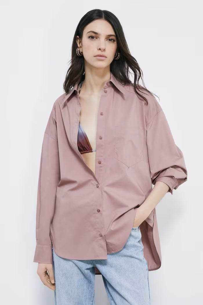S6-2C1658 Camicia Logo Bianca