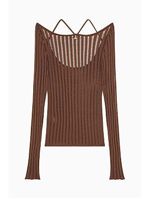 S5-2K0310 Maglia Stramata Sensual Brown