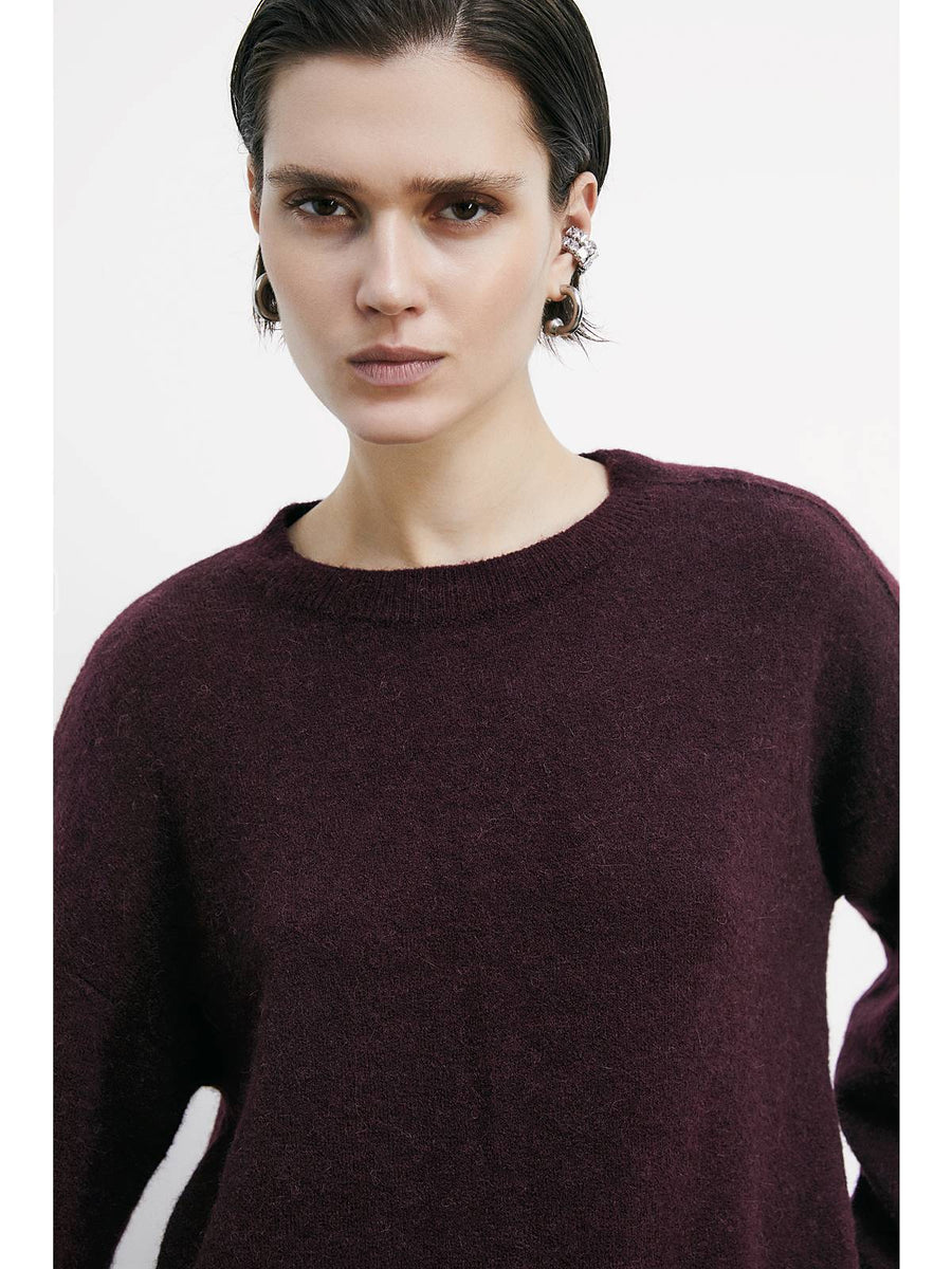 W5-2K0326 Maglia in Rasato Purple Red