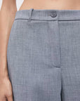 W6-2P0039 Pantalone Sartoriale Stretch Gray Melange