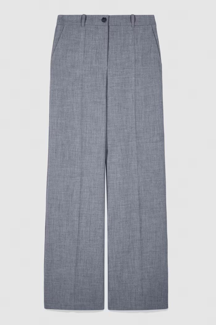 W6-2P0039 Pantalone Sartoriale Stretch Gray Melange