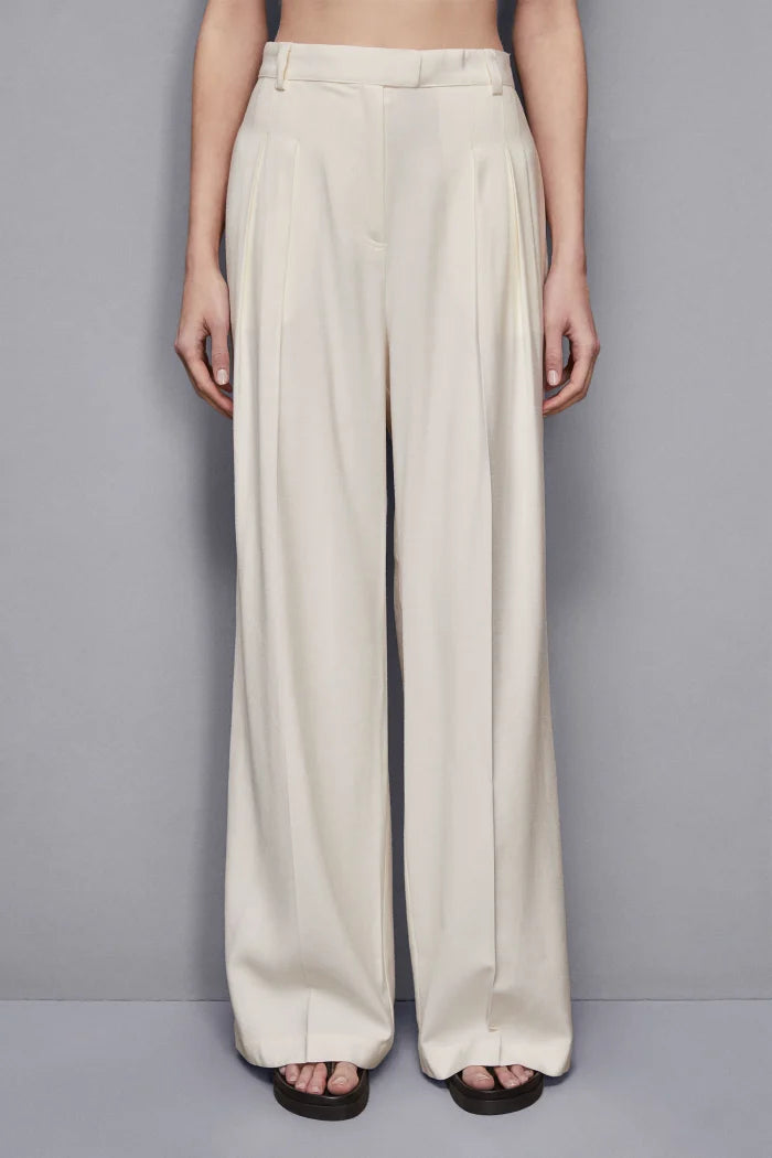 S5-2P1670 Pantalone Palazzo Bianco