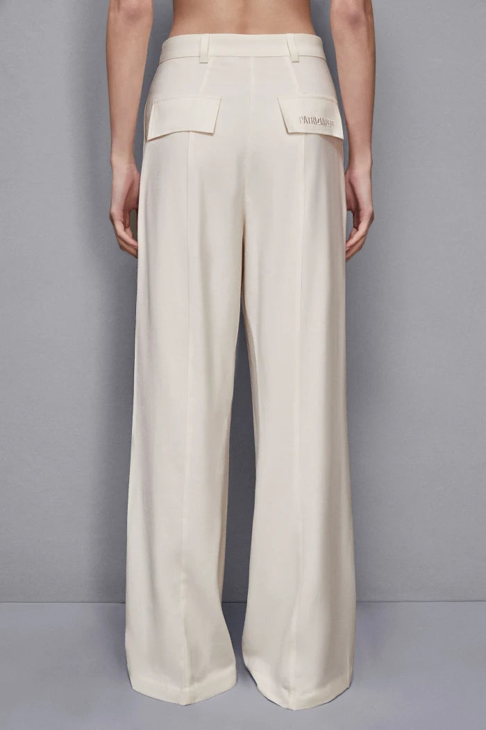 S5-2P1670 Pantalone Palazzo Bianco