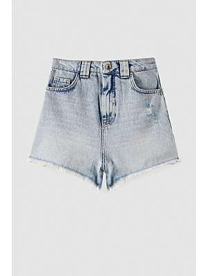 S5-2P1692 Short Denim Azure Wash