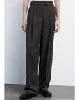 W5-2P1700 Pantalone Con Pieghe Warm Beige