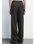 W5-2P1700 Pantalone Con Pieghe Warm Beige