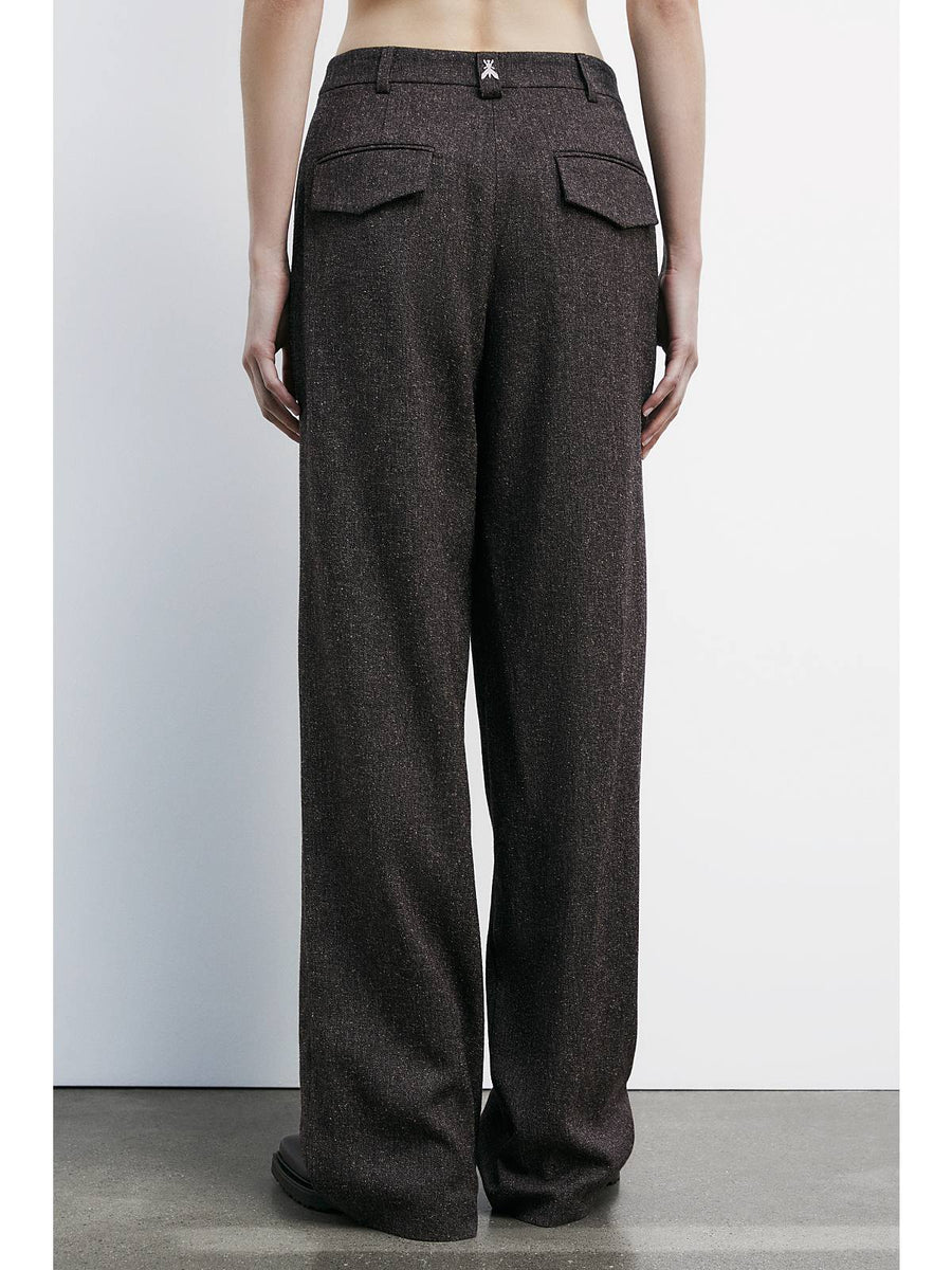 W5-2P1700 Pantalone Con Pieghe Warm Beige