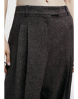 W5-2P1700 Pantalone Con Pieghe Warm Beige