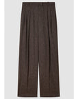 W5-2P1700 Pantalone Con Pieghe Warm Beige