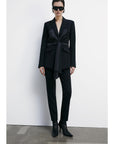 W5-2P1731 Pantalone Skinny Nero