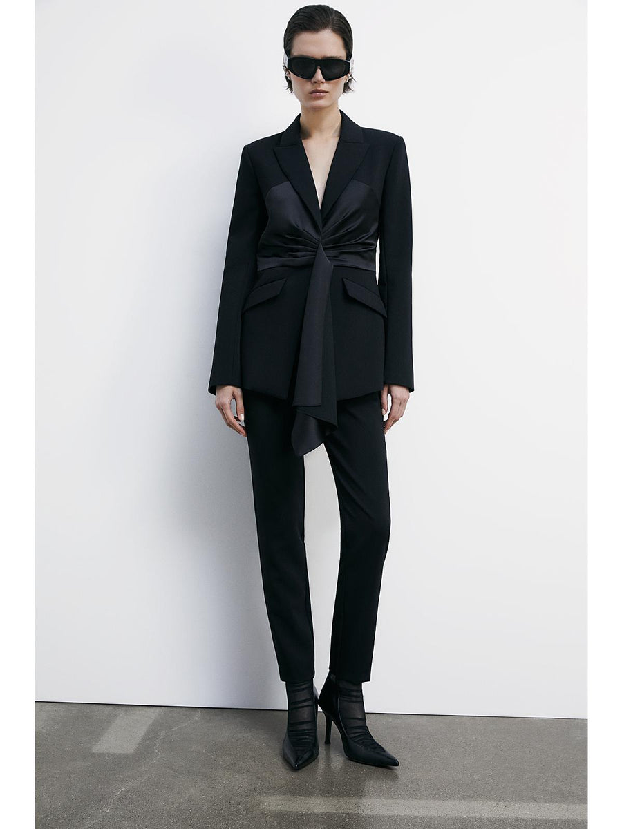 W5-2P1731 Pantalone Skinny Nero
