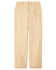 S6-8P1740 Pantalone Dritto Viscosa Desert Sand