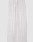 S6-8P1754 Pantaloni Palazzo Strutturati Pearl Ivory