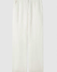 S6-8P1759 Pantaloni Sartoriali a Vita Bassa in Lino Pearl Ivory