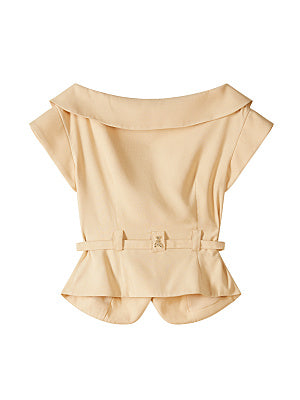S6-2S1549 Giacca Sartoriale Corta Cintura Desert Sand