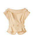 S6-2S1549 Giacca Sartoriale Corta Cintura Desert Sand
