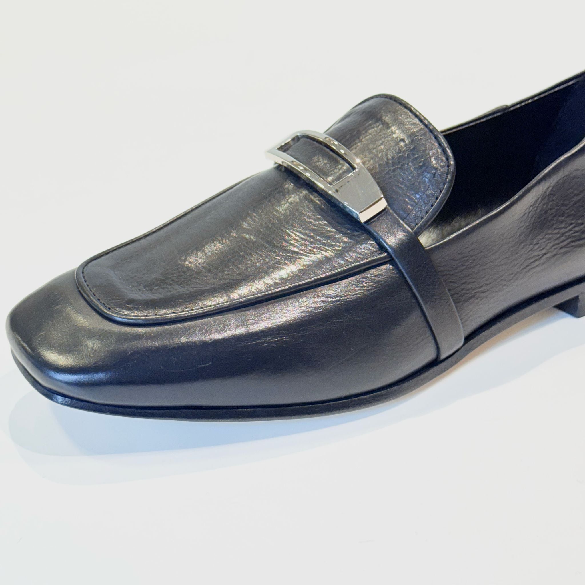 S5-9104 Mocassino Fibbia Nero