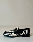 W5-90046 Mocassino Cow Print Nero/Bianco