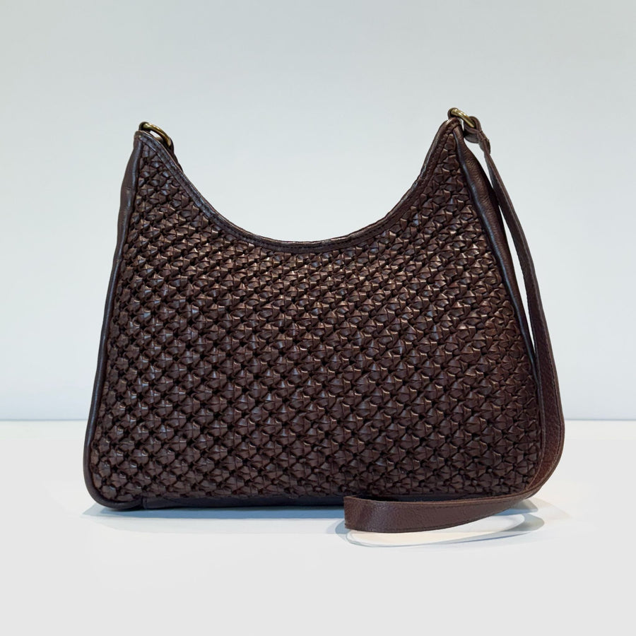 S5-8907 Borsa Tracolla Intrecciato Cow Chest 066