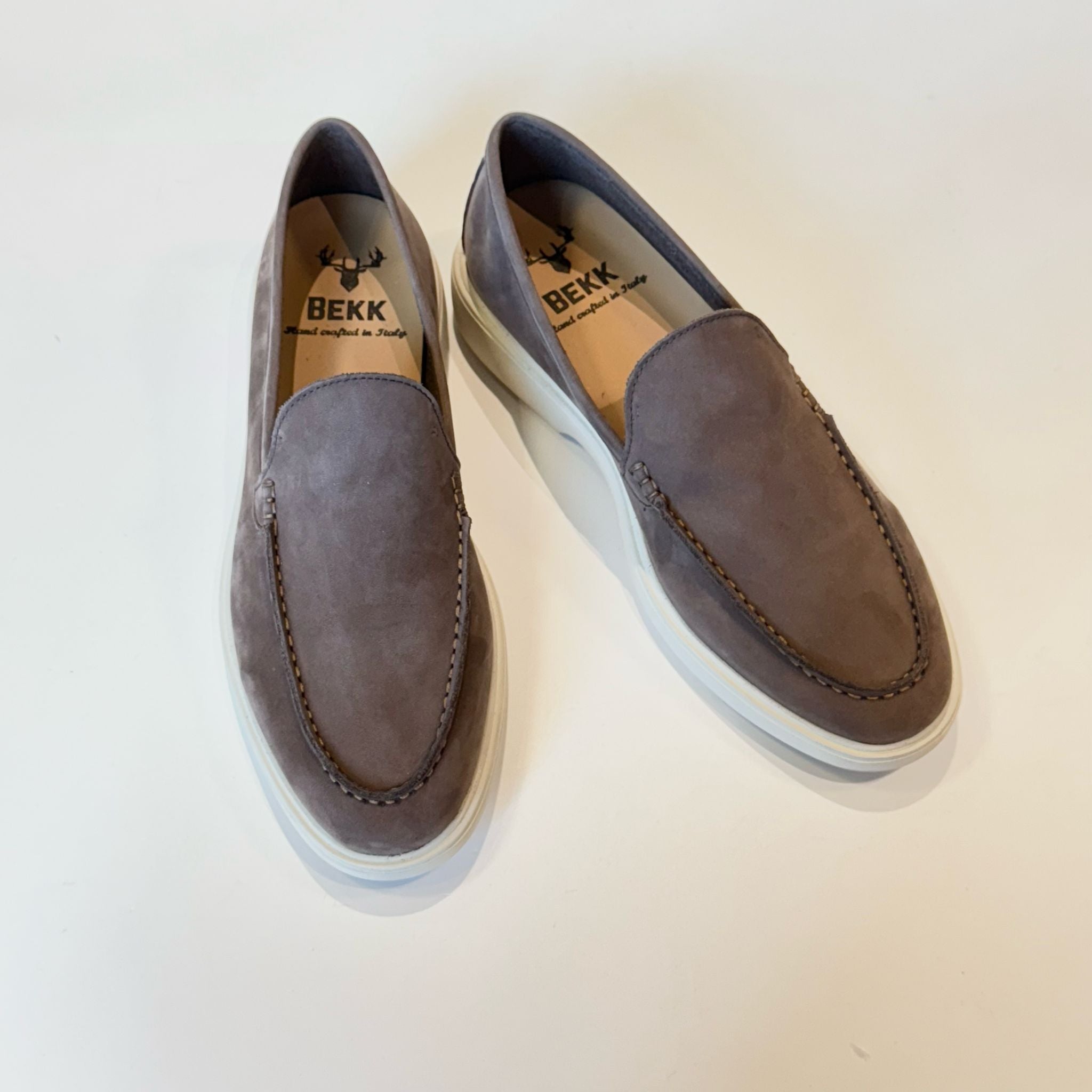 S5-PANT Mocassino Nabuk Tortora Man