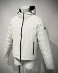 W5-0004 Giubbotto Reversibile Cappuccio Ghiaccio/Nero Man