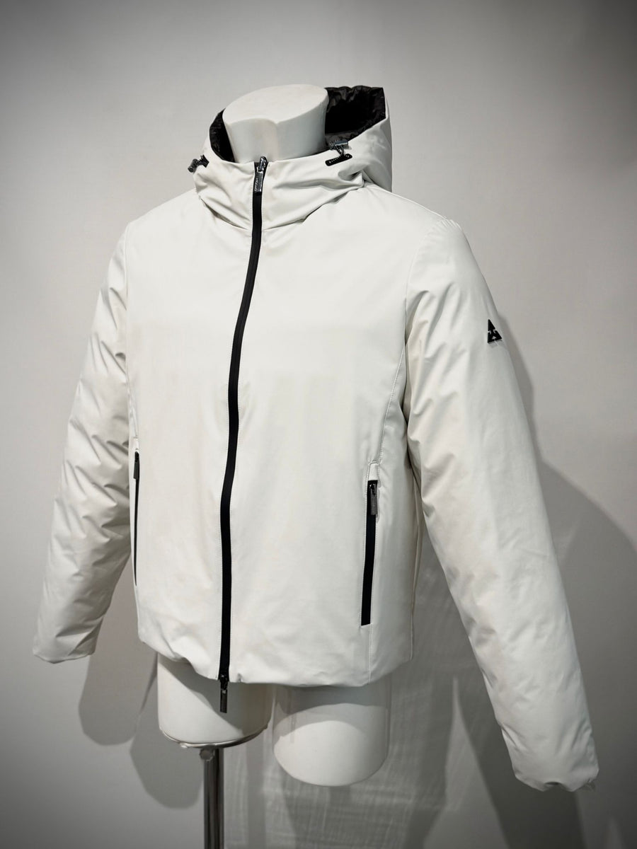 W5-0004 Giubbotto Reversibile Cappuccio Ghiaccio/Nero Man