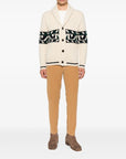 UW5-HOLMAN Blazer STEVE MCQUEEN Jacquard Avorio/Verde Veronese Man