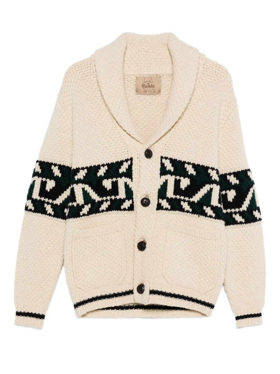 UW5-HOLMAN Blazer STEVE MCQUEEN Jacquard Avorio/Verde Veronese Man