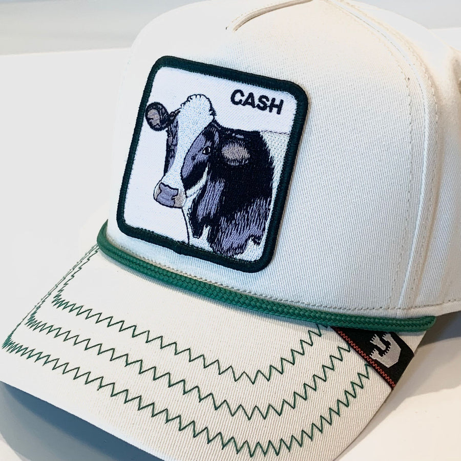 Cappello Canvas The Cash Caw White