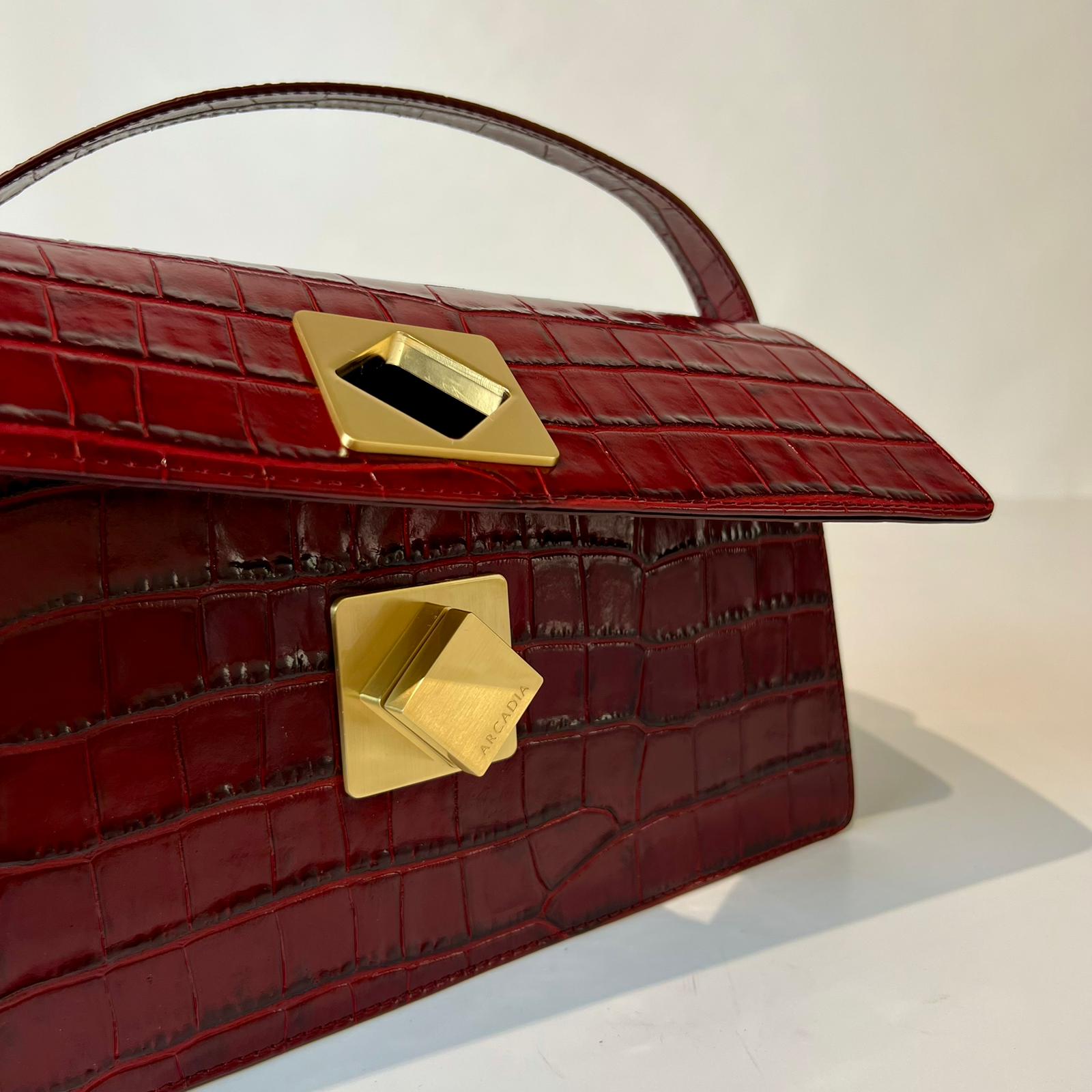 W5-1902 FLAVIA Borsa Cocco Vinaccia