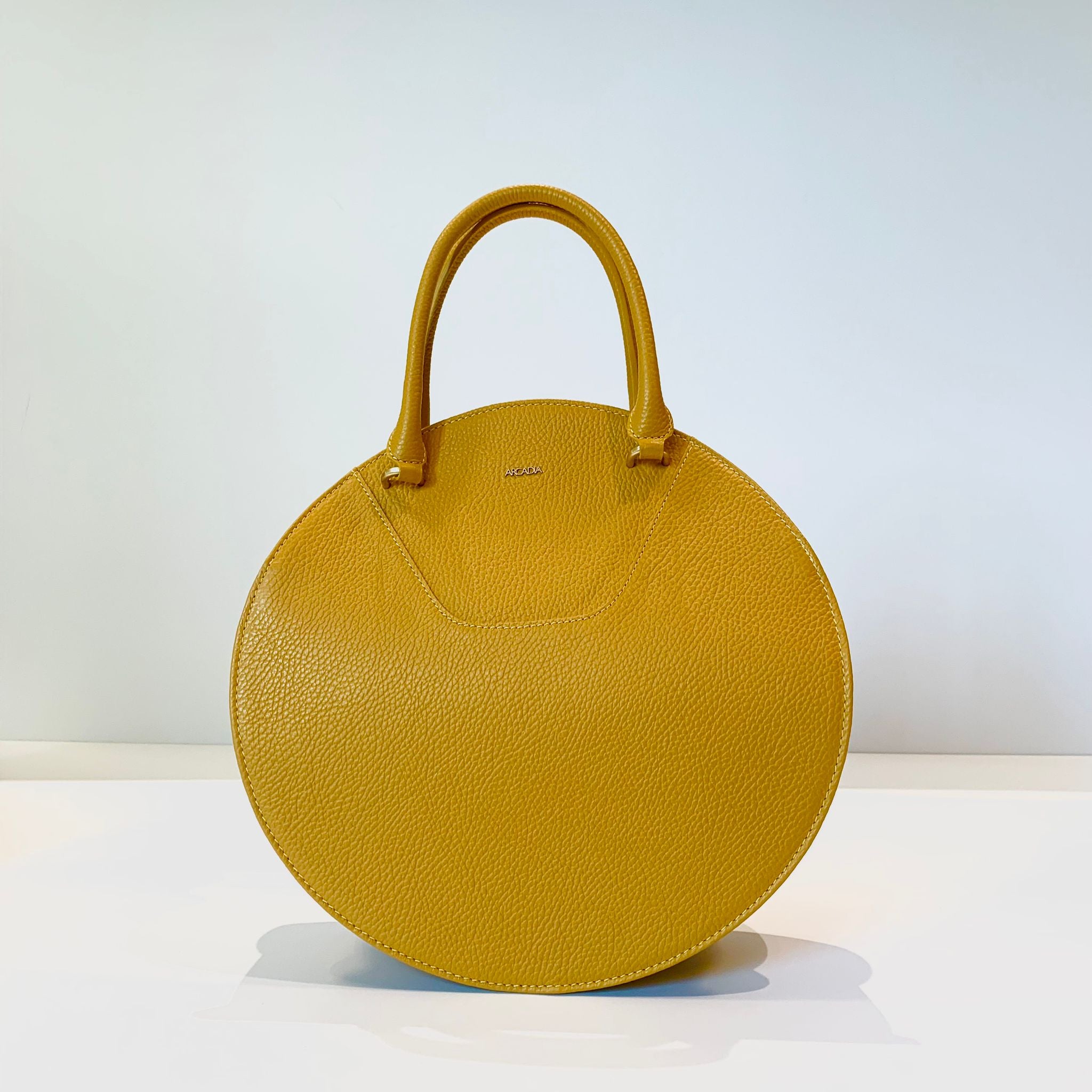 W4-6323 BRIGIDA Borsa Arrotondata Ocra