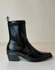 W5-90049 Stivaletto Texano Stretch Nero