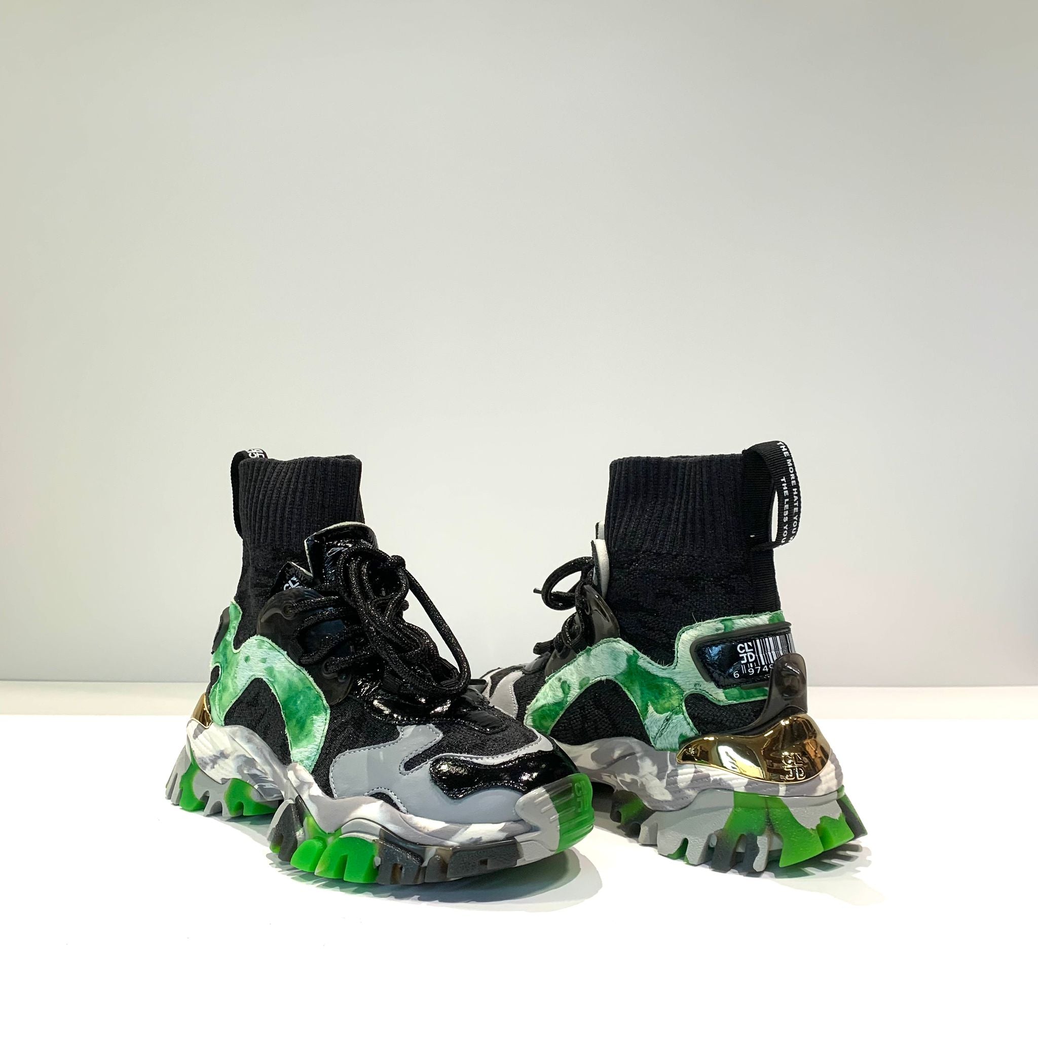 W-LAZY Sneakers Calzino Black/Black Woman