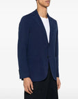 SU4-4253 Giacca Monopetto Oxford Blu Francia Man