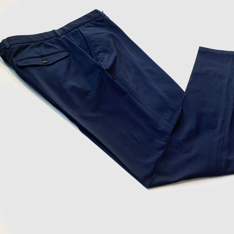 SU4-4243 Pantalone Chino Jersey Indaco Man