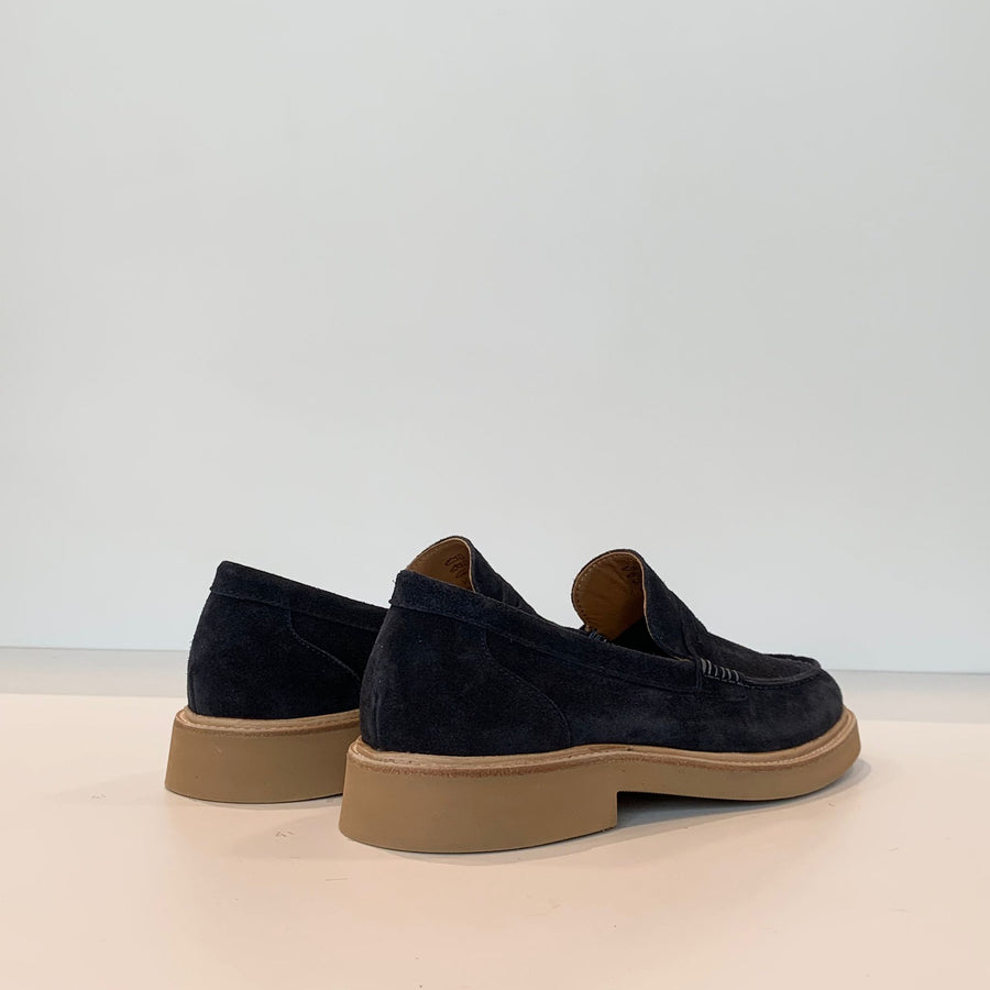 S4- MOK Mocassino Suede Navy Man