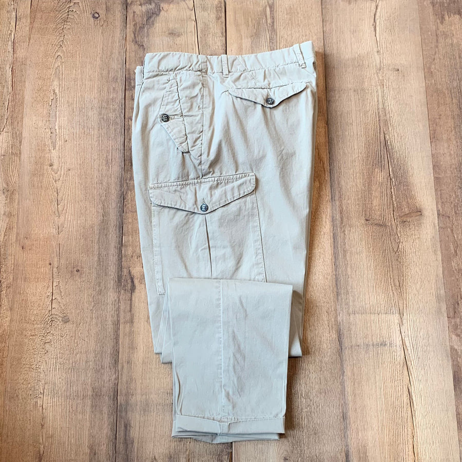 S4-Sonny Pantalone Tasconato Beige Man