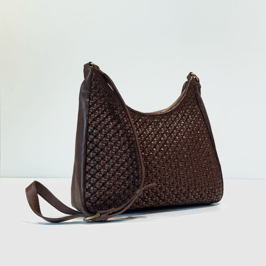 S5-8907 Borsa Tracolla Intrecciato Cow Chest 066
