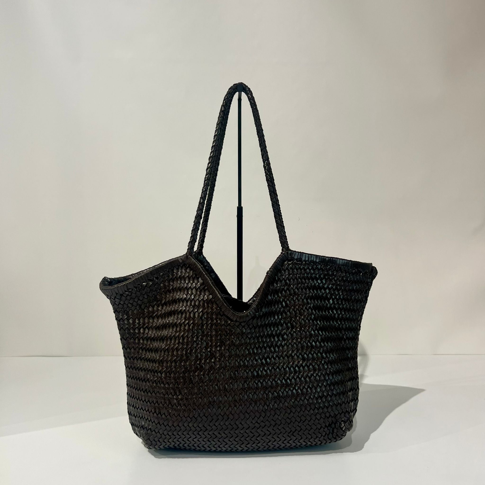 S6-1100 Borsa Intrecciata Brown 220
