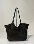 S6-1100 Borsa Intrecciata Brown 220