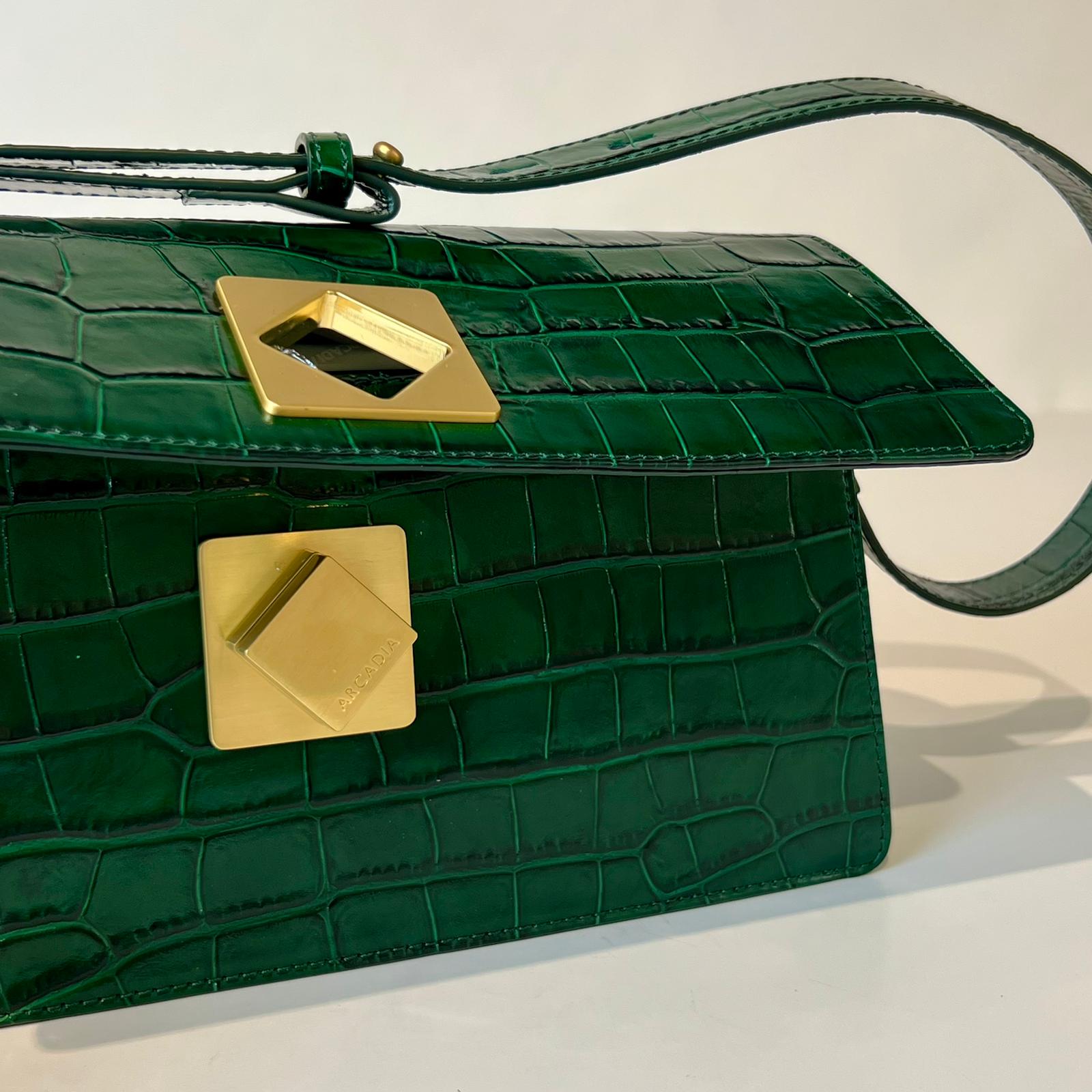 W5-1902 FLAVIA Borsa Cocco Foresta