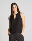 S4-45037 Top in Viscosa Lino Nero