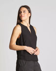 S4-45037 Top in Viscosa Lino Nero