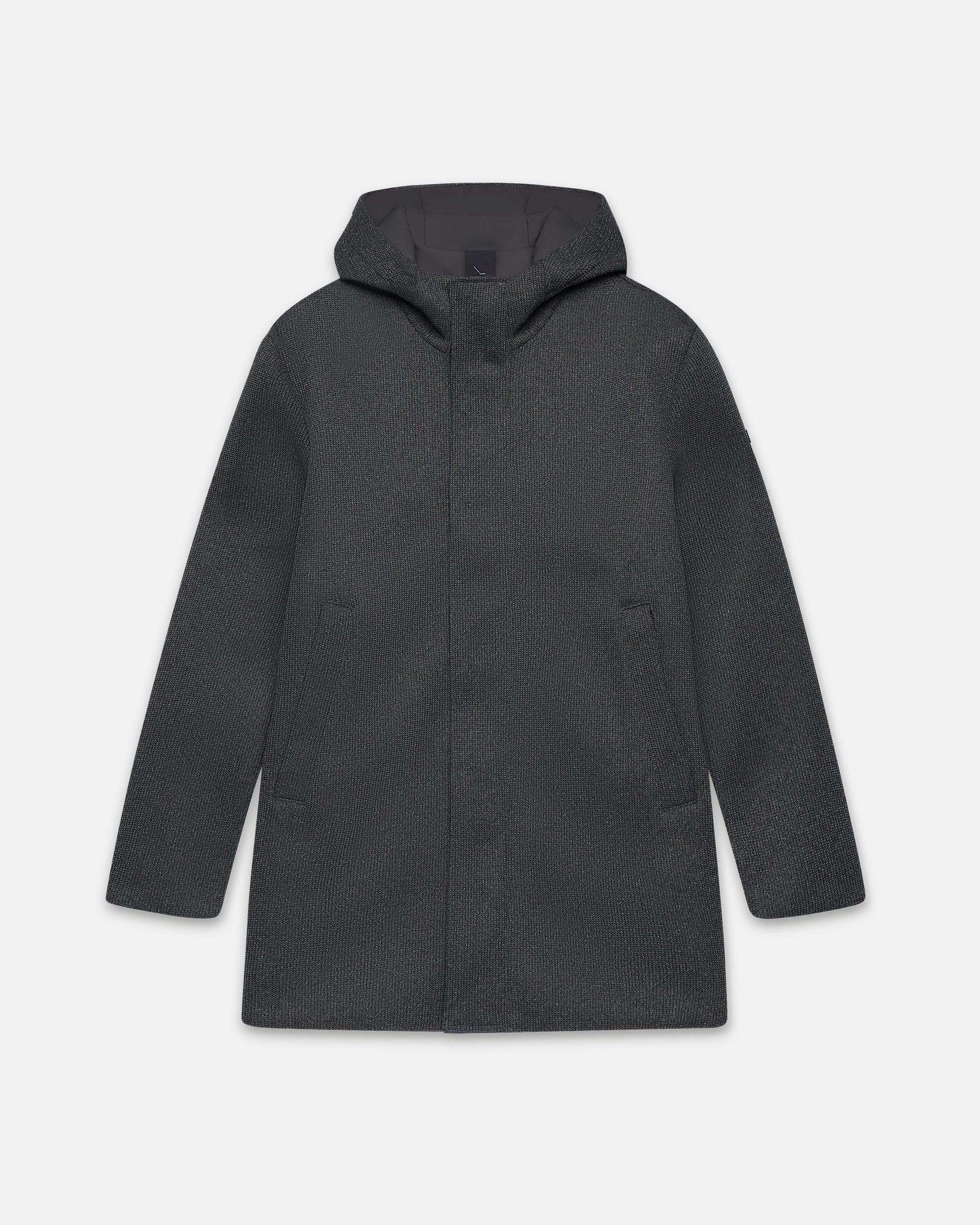 UW6-BREAD Parka Tricotech Grey Melange Man