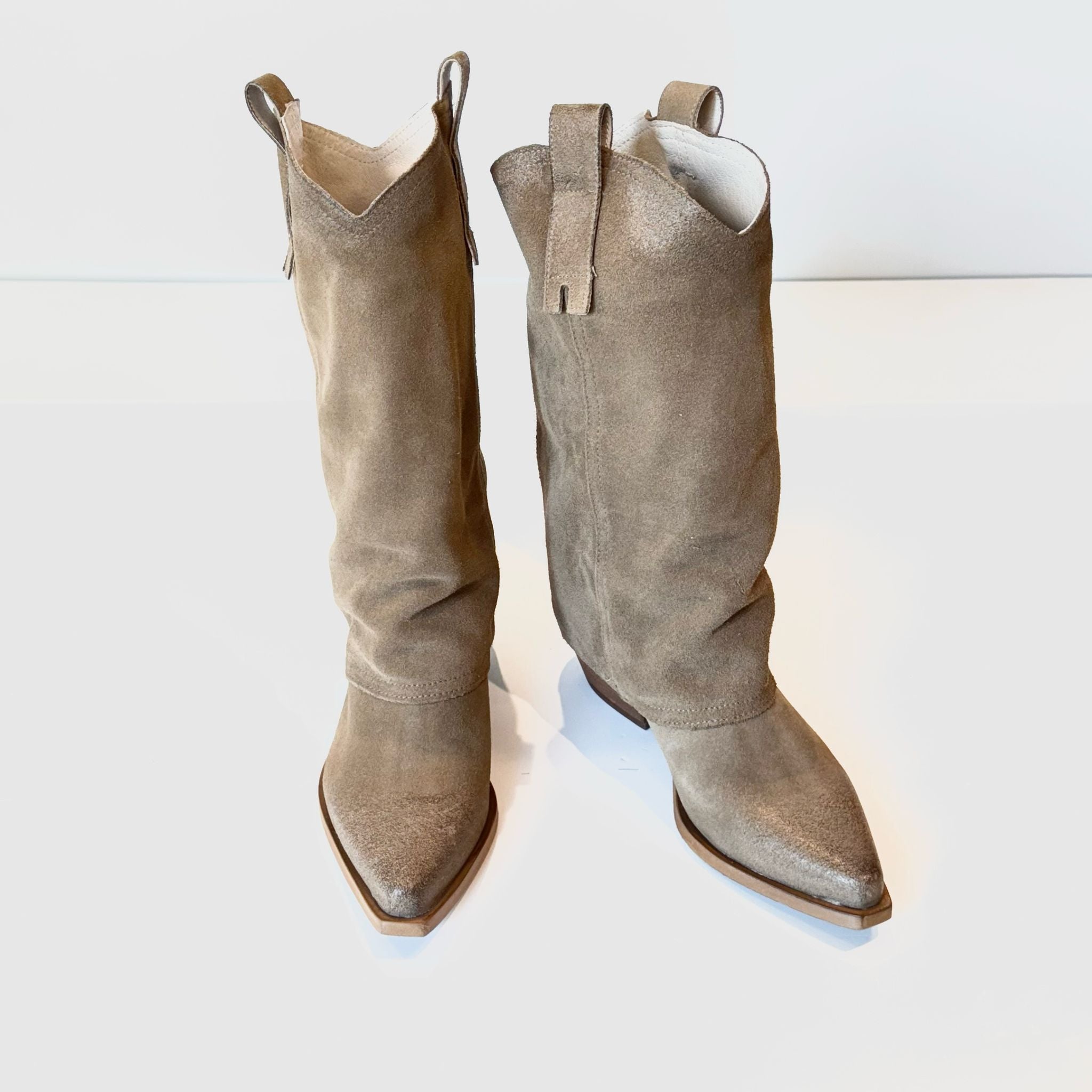 DX567 Texano Ghetta Camoscio Tortora