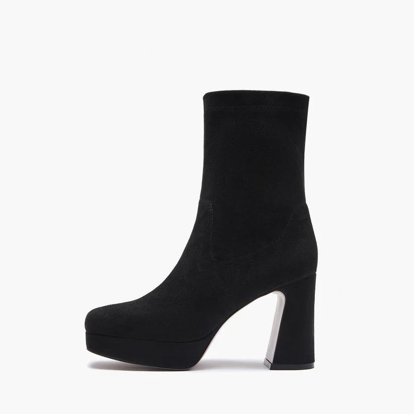 W5-817-15 BELLA Tronchetto Stretch Black