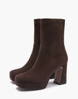 W5-817-15 BELLA Tronchetto Stretch Dark Brown